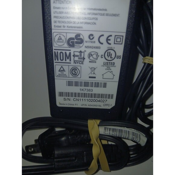 Chicony Power Supply Adapter Model CPA09-020A  Output 36V 1.1A Black Tested - Picture 10 of 16